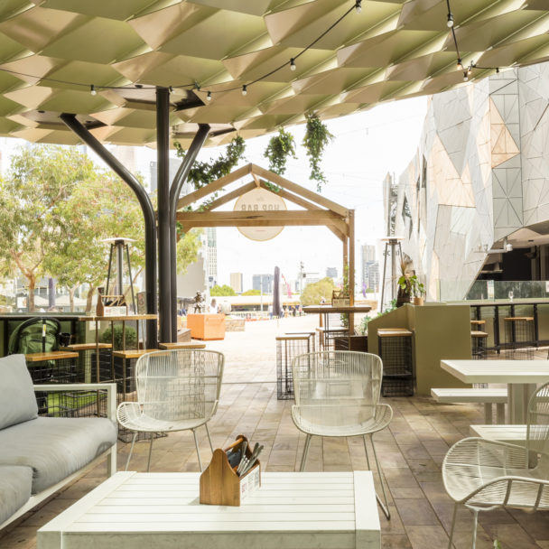 Beer Deluxe Fed Square Hop Garden